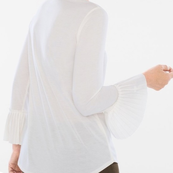 Chico’s Pleat detail top (s) - Picture 7 of 7
